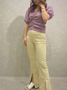 「one way（ワンウェイ）のアイテム」を使った、onewayさん（レディース・157cm）の秋コーディネート