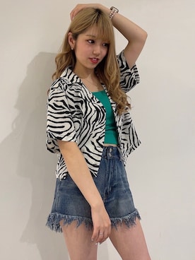 「one way（ワンウェイ）のアイテム（パンツ）」を使った、onewayさん（レディース・158cm）の春コーディネート