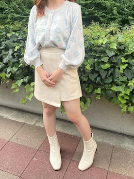 「one way（ワンウェイ）のアイテム（ブーツ）」を使った、onewayさん（レディース・150cm）の秋コーディネート