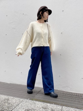 「one way（ワンウェイ）のアイテム」を使った、onewayさん（レディース・156cm）の冬コーディネート