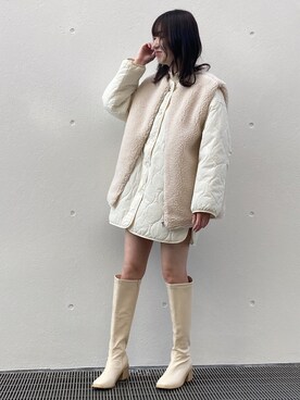 「one way（ワンウェイ）のアイテム（ジャケット/アウター）」を使った、onewayさん（レディース・164cm）の秋コーディネート