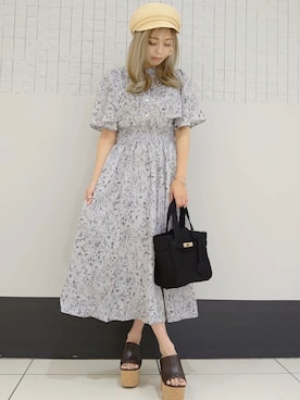 「abc une face（アーベーセーアンフェイス）のアイテム」を使った、onewayさん（レディース・152cm）の夏コーディネート