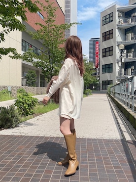 「NOMAE」｜「アイテム（トップス）」を使った、onewayさん（レディース・156cm）の秋コーディネート
