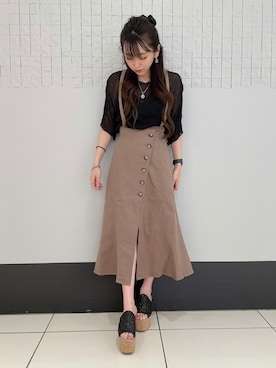 onewayさん（レディース・153cm）の夏コーディネート