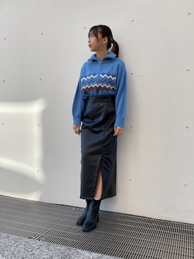 「ナロースカート」｜onewayさん（レディース・156cm）の秋コーディネート