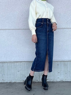 「one way（ワンウェイ）のアイテム」を使った、onewayさん（レディース・162cm）の冬コーディネート