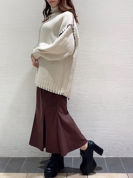 「one way（ワンウェイ）のアイテム（トップス）」を使った、onewayさん（レディース・150cm）の秋コーディネート