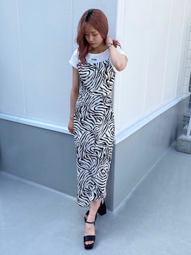 「one way（ワンウェイ）のアイテム（ワンピース/ドレス）」を使った、onewayさん（レディース・160cm）の春コーディネート