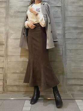 「one way（ワンウェイ）のアイテム（ジャケット/アウター）」を使った、onewayさん（レディース・163cm）の秋コーディネート