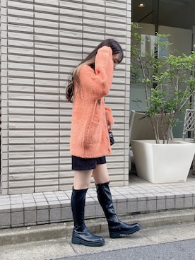 「one way（ワンウェイ）のアイテム（パンツ）」を使った、onewayさん（レディース・156cm）の秋コーディネート