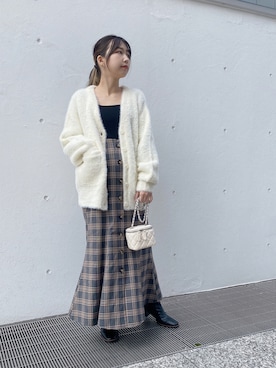 「one way（ワンウェイ）のアイテム」を使った、onewayさん（レディース・156cm）の冬コーディネート