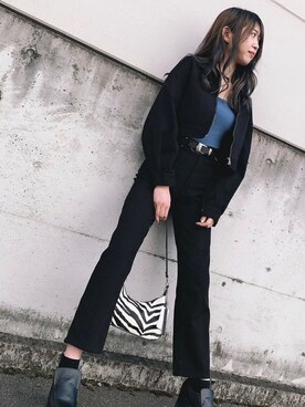 「one way（ワンウェイ）のアイテム（ジャケット/アウター）」を使った、onewayさん（レディース・160cm）の秋コーディネート