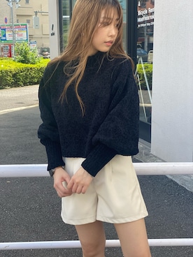 「one way（ワンウェイ）のアイテム（パンツ）」を使った、onewayさん（レディース・156cm）の秋コーディネート