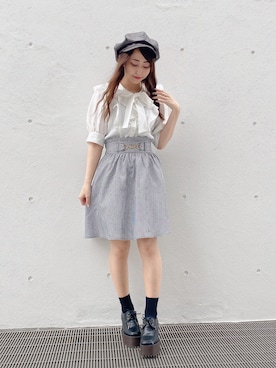 「abc une face（アーベーセーアンフェイス）のアイテム」を使った、onewayさん（レディース・152cm）の春コーディネート