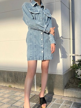 「one way（ワンウェイ）のアイテム」を使った、onewayさん（レディース・162cm）の春コーディネート