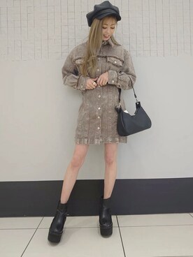 onewayさん（レディース・152cm）の冬コーディネート