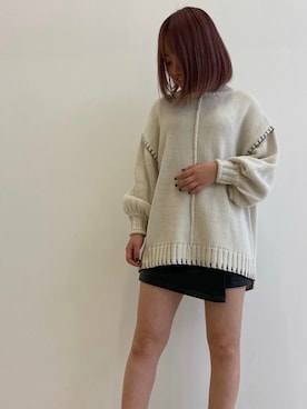 「レザースカート」｜onewayさん（レディース・160cm）の秋コーディネート