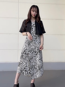 「one way（ワンウェイ）のアイテム（ワンピース/ドレス）」を使った、onewayさん（レディース・164cm）の夏コーディネート