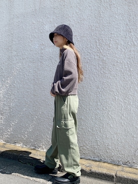 「one way（ワンウェイ）のアイテム（パンツ）」を使った、onewayさん（レディース・156cm）の秋コーディネート
