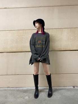 「one way（ワンウェイ）のアイテム（スウェット）」を使った、onewayさん（レディース・164cm）の夏コーディネート