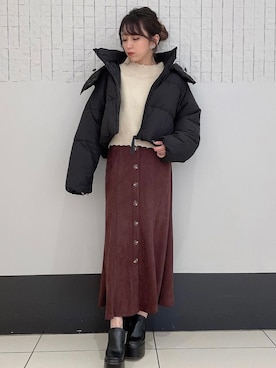 「one way（ワンウェイ）のアイテム（ジャケット/アウター）」を使った、onewayさん（レディース・153cm）の秋コーディネート
