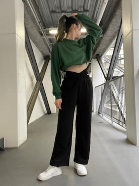 「one way（ワンウェイ）のアイテム（スウェット）」を使った、onewayさん（レディース・164cm）の秋コーディネート
