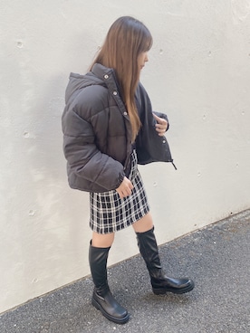 「one way（ワンウェイ）のアイテム（ジャケット/アウター）」を使った、onewayさん（レディース・156cm）の冬コーディネート