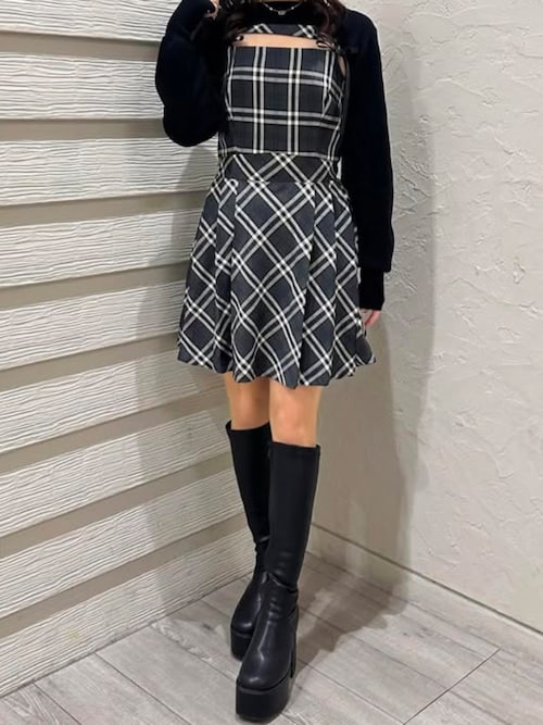 NOMAE ワンピース ショートニット×キャミワンピースセット