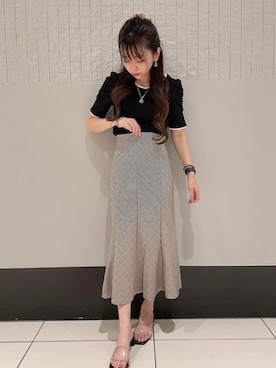 「one way（ワンウェイ）のアイテム（サンダル）」を使った、onewayさん（レディース・153cm）の夏コーディネート