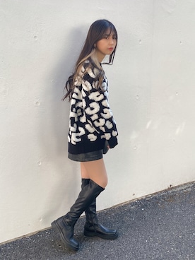 「one way（ワンウェイ）のアイテム（パンツ）」を使った、onewayさん（レディース・156cm）の秋コーディネート