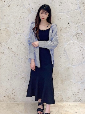 「one way（ワンウェイ）のアイテム（ワンピース/ドレス）」を使った、onewayさん（レディース・163cm）の夏コーディネート
