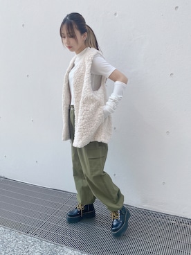 「one way（ワンウェイ）のアイテム（ジャケット/アウター）」を使った、onewayさん（レディース・156cm）の秋コーディネート