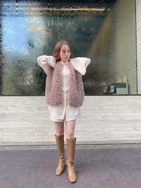 「スリットシャツ」｜onewayさん（レディース・155cm）の夏コーディネート