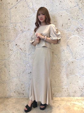 「one way（ワンウェイ）のアイテム（トップス）」を使った、onewayさん（レディース・150cm）の夏コーディネート