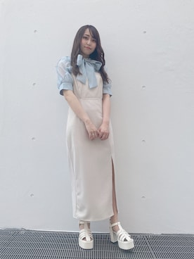 「abc une face（アーベーセーアンフェイス）のアイテム」を使った、onewayさん（レディース・152cm）の春コーディネート