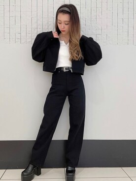「one way（ワンウェイ）のアイテム（その他アウター）」を使った、onewayさん（レディース・153cm）の秋コーディネート