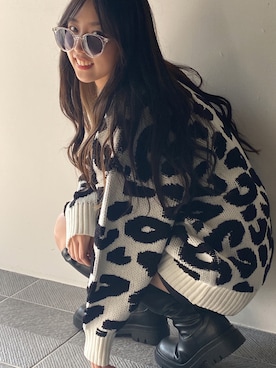 「one way（ワンウェイ）のアイテム（トップス）」を使った、onewayさん（レディース・156cm）の秋コーディネート