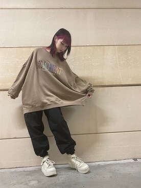 「one way（ワンウェイ）のアイテム（スウェット）」を使った、onewayさん（レディース・164cm）の夏コーディネート