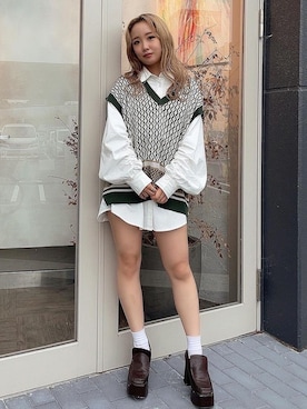 onewayさん（レディース・152cm）の秋コーディネート