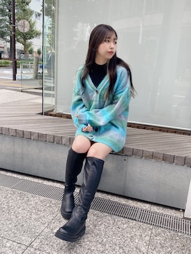 「one way（ワンウェイ）のアイテム（トップス）」を使った、onewayさん（レディース・156cm）の秋コーディネート