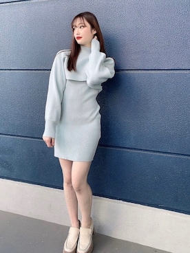 「one way（ワンウェイ）のアイテム」を使った、onewayさん（レディース・164cm）の冬コーディネート