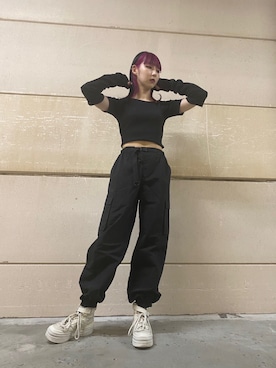 「one way（ワンウェイ）のアイテム（パンツ）」を使った、onewayさん（レディース・162cm）の秋コーディネート