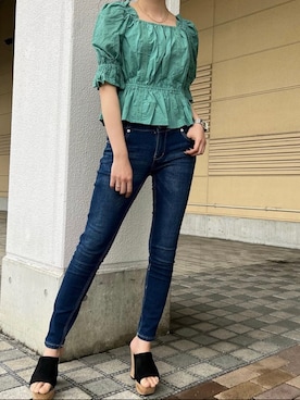 「ブラウスコーデ」｜onewayさん（レディース・162cm）の春コーディネート