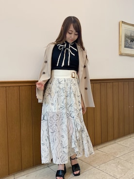 「abc une face（アーベーセーアンフェイス）のアイテム」を使った、onewayさん（レディース・152cm）の夏コーディネート