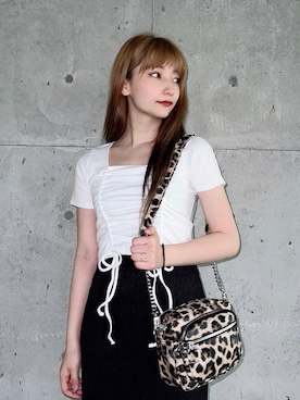 「one way（ワンウェイ）のアイテム（バッグ）」を使った、onewayさん（レディース・162cm）の春コーディネート