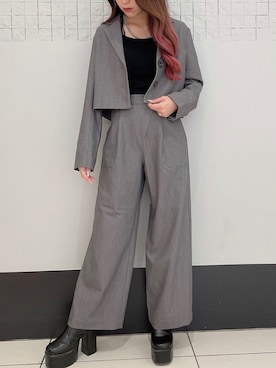 「one way（ワンウェイ）のアイテム（ジャケット/アウター）」を使った、onewayさん（レディース・153cm）の秋コーディネート