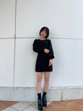 「one way（ワンウェイ）のアイテム（ワンピース/ドレス）」を使った、onewayさん（レディース・160cm）の秋コーディネート