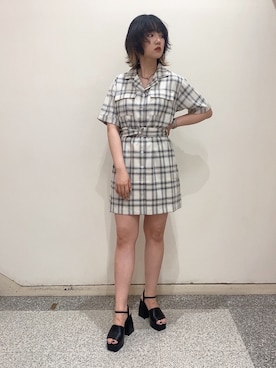 「one way（ワンウェイ）のアイテム（ワンピース/ドレス）」を使った、onewayさん（レディース・167cm）の夏コーディネート