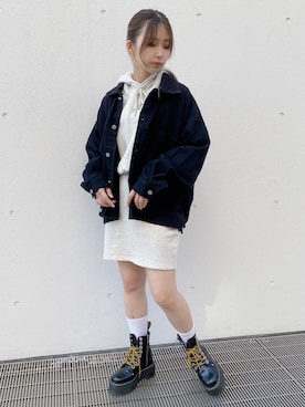 「one way（ワンウェイ）のアイテム（ジャケット/アウター）」を使った、onewayさん（レディース・156cm）の秋コーディネート