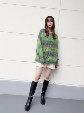「one way（ワンウェイ）のアイテム（パンツ）」を使った、onewayさん（レディース・164cm）の秋コーディネート